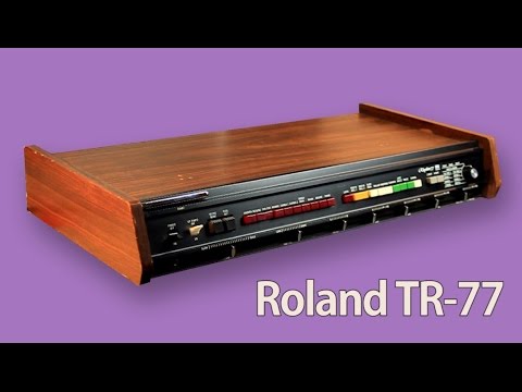 1972 Roland TR-77 Rhythm 77 Vintage Preset Analog Drum Machine Box image 6