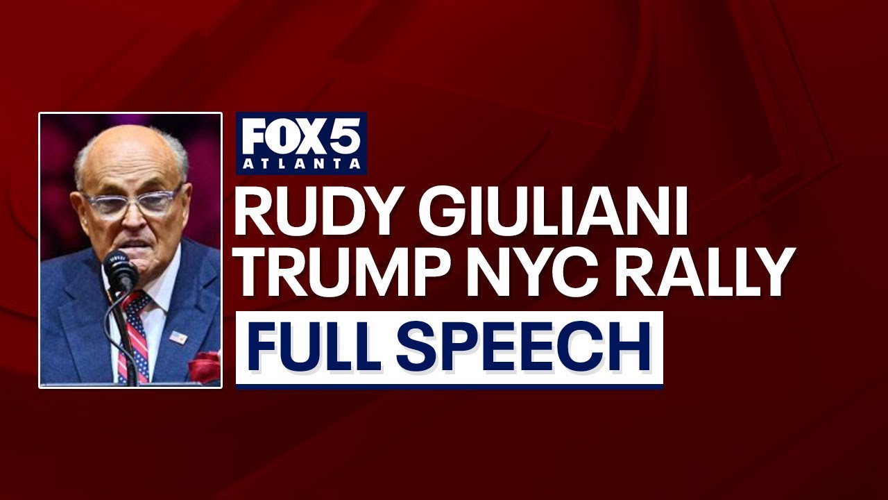 Rudy Giuliani at Trump Madison Square Garden rally