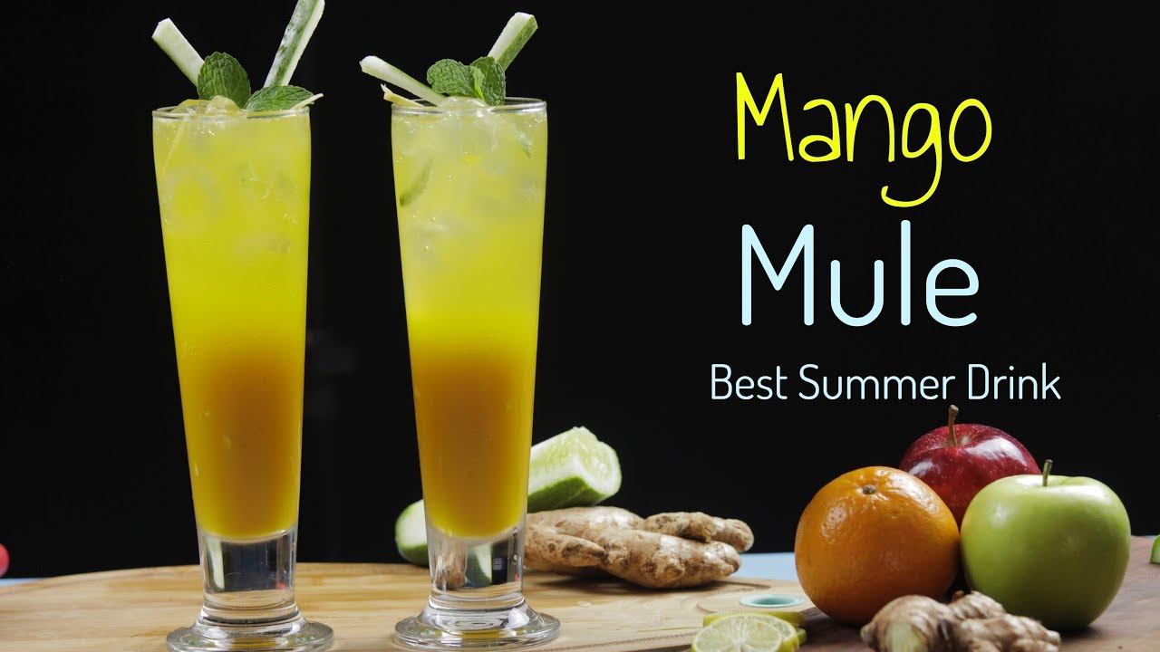 MANGO MULE | Best Refreshing Summer Mango Drink | Best Ever Mocktail
