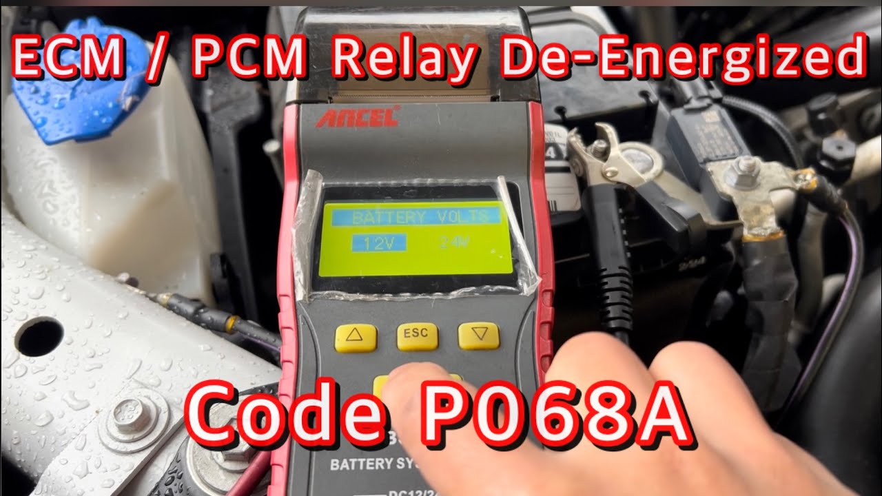 Ford F150 With Code P068A - ECM / PCM Relay De-Energized (Bad Battery) Easy Fix