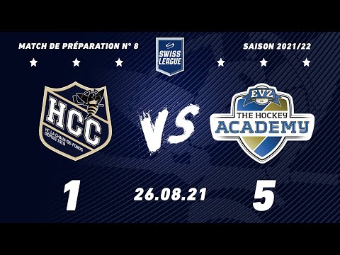 26.08.2021 HC La Chaux-de-Fonds – EVZ Academy (1-5)