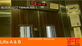 HDB Block 431D Yishun || IFE Elevator