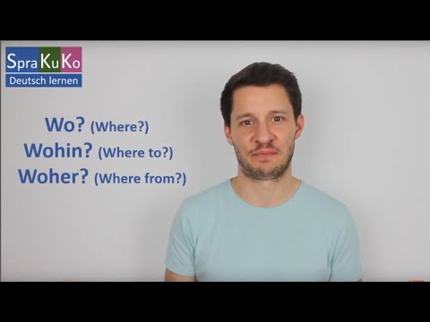 Wo? Wohin? oder Woher? - Deutsch lernen - Grammatik