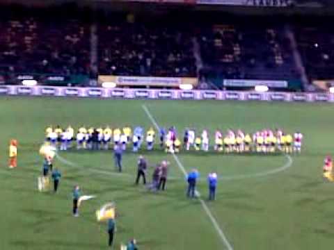Voor de wedstrijd Fortuna Sittard - MVV op 30-11-2009