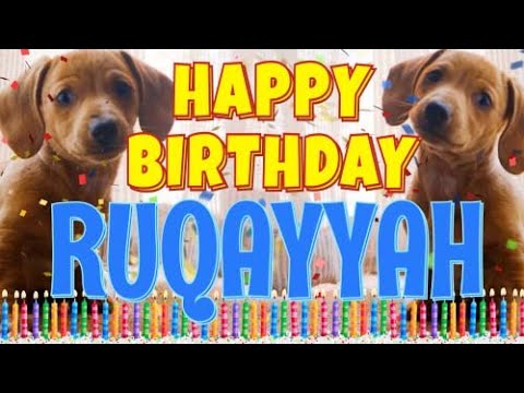Happy Birthday Ruqayyah! ( Funny Talking Dogs ) What Is Free On My Birthday