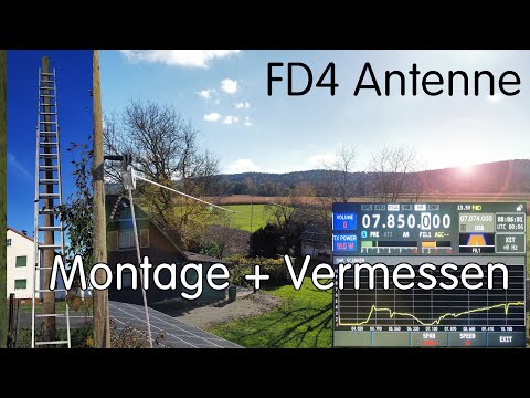 FD4 Antenne aufhängen 📡 Vermessen mit dem Xiegu