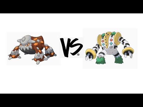 Lava Dome Pokemon VS Colossal Pokemon (Heatran VS Regigigas) Pixelmon Reforged
