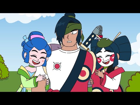 Brawl Stars Animation Kaze x Kenji x Tsukumogami Piper Skin