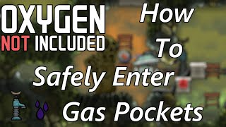 Breaking into a Gas Pocket Safely - How to tap into open gas Geysers - Oxygen Not Included