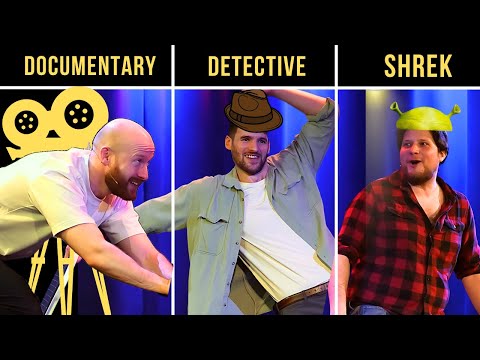 EVIL SCIENTIST and FRUITY HENCHMAN in 10 different GENRES | The GENRE Game