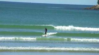 preview picture of video 'SUP Whangamata New Zealand'