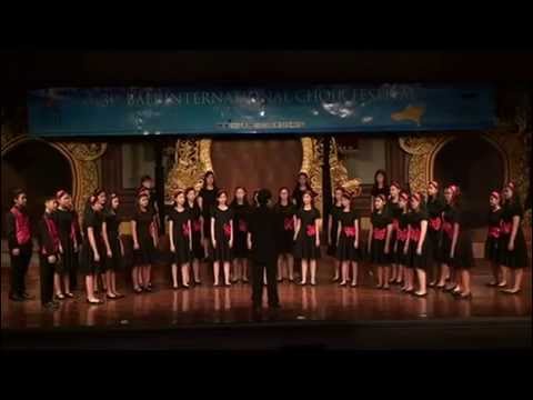 Santa Clara Choir (JHS) from Surabaya, Indonesia  - A Choral Flourish - Linda Spevacek