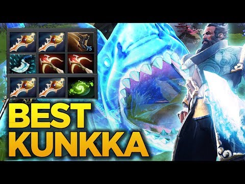 !Attacker Best Kunkka - Full-Slotted EPIC 1-Shot Rapiers Build - Huge Comeback Dota 2