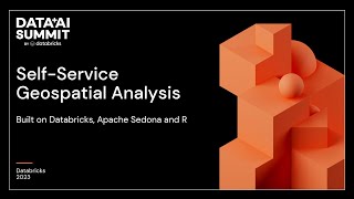 Self-Service Geospatial Analysis Leveraging Databricks, Apache Sedona, and R