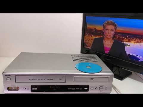 SANYO HV-DX300A 6 Head HiFi Stereo VCR DVD Combo Recorder Player