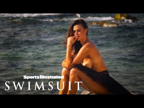 Myla Dalbesio Poses With Flamingos Wearing Only Feathers | Uncovered | Sports Illustrated Swimsuit