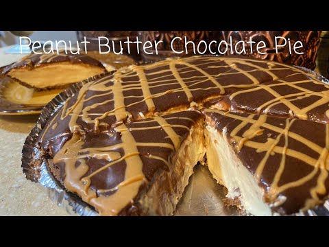 How To Make Peanut butter pie With Chocolate Topping