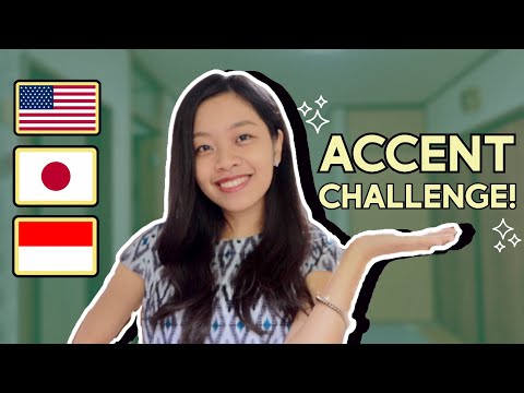 ACCENT CHALLENGE🇯🇵🇺🇸🇮🇩// Japanese, Indonesian and American English accents