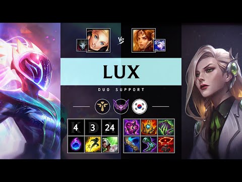 Lux Support vs Leona: Rampage - KR Master Patch 14.19