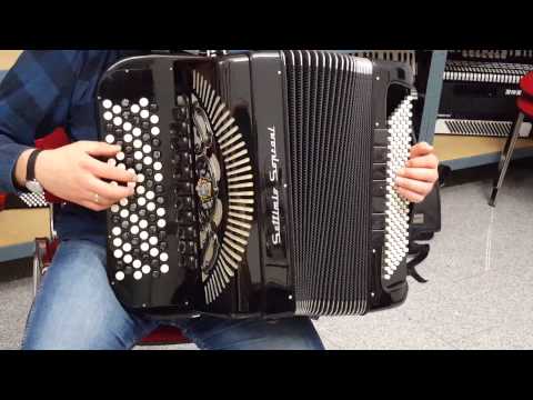 Klangprobe Knopf Akkordeon Settimio Soprani Artist VI/140 Dugmetara B Griff