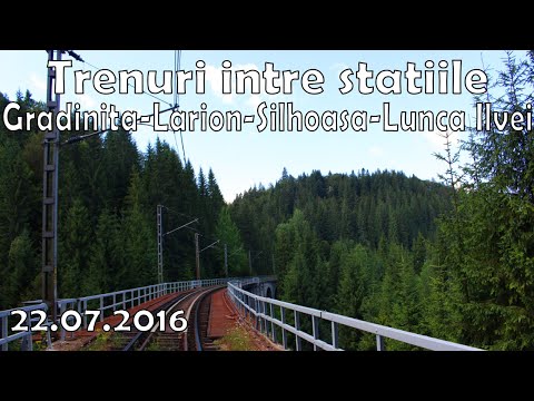 Trenuri Gradinita-Larion-Silhoasa-Lunca Ilvei - 22.07.2016