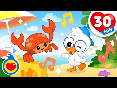 Caranguejo Peixe É 🦀 🐟 🤔 e muito mais! | 30 minutos de Música Infantil com Um Herói do Coração ❤️