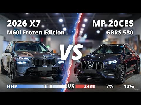 BMW X7 M60i vs Mercedes GLS 580 – The Real Luxury SUV Battle
