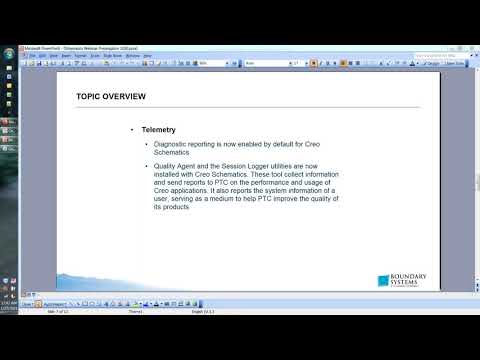 Boundary Systems - Creo Schematics webinar