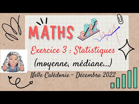 BREVET CORRIGÉ MATHS 2022 sujet de Nouvelle Calédonie - exercice 3 #brevet #2023 #maths #3ème #3eme