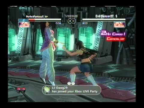 Dead or alive 4 online tournament #1: grand finals. (Evil Dancer27) vs (PerfectFantasyX) part 2.