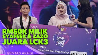 Download lagu Syafeek Ikhwan & Zazo Maulana Juara Lagu Cinta Kita Musim Ke-3 mp3