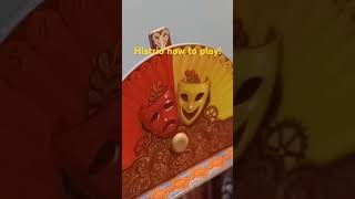 How to play Histro board game Bruno Cathala Bombyx two player variant AmassGames Citadels setup