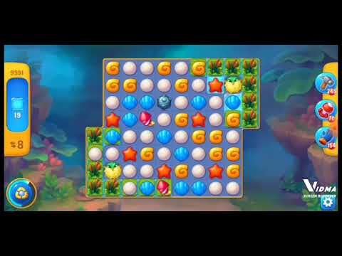 Fishdom. 9391 level no boosters and diamonds. 12 moves