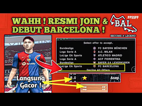 ASEP JOIN BARCELONA 🔥 APAKAH LEWANDOWSKI TERGANTIKAN OLEH  || BECOME A LEGEND PES PPSSP P2024