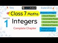 Class 7 Maths Integers Class 7 Maths Chapter 1 Integers