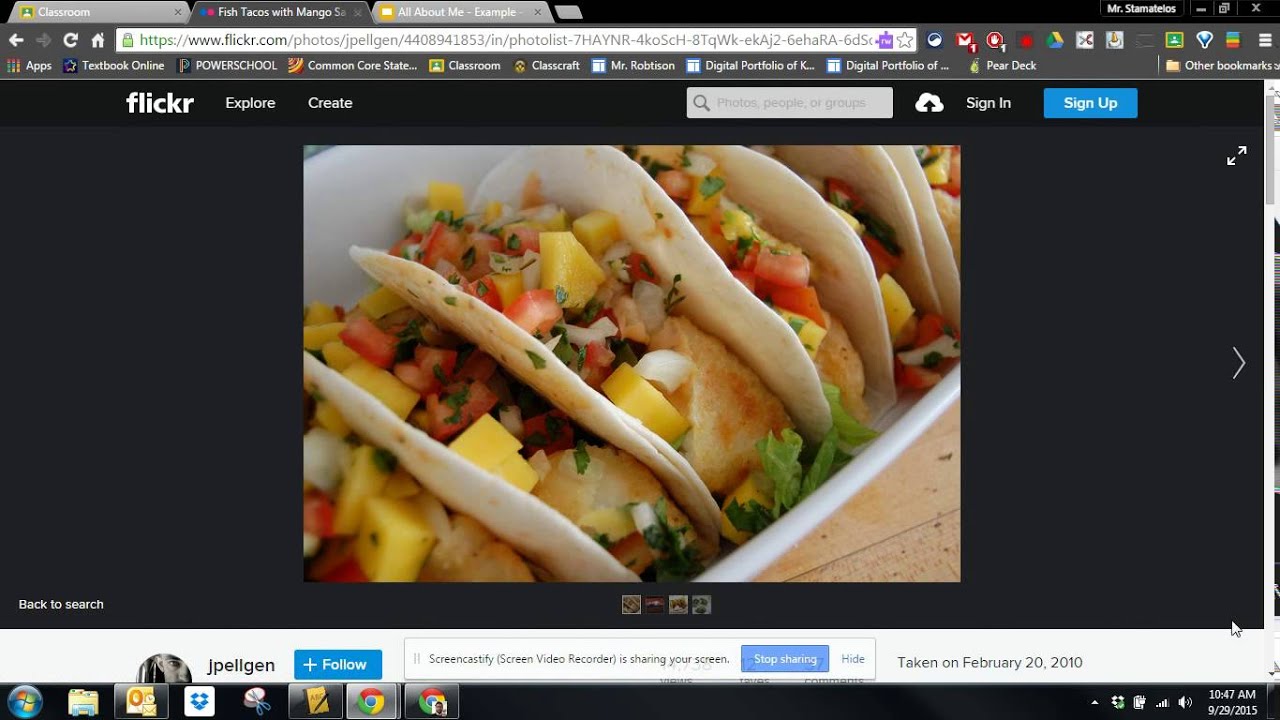 Using Flickr for Presentations