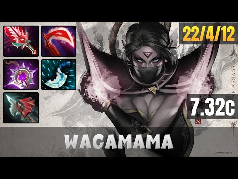 WAGAMAMA Templar Assassin MID LANE Gameplay WITH 22 KILLS | Dota 2 Full Game
