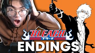 ENDINGS BETTER THAN THE OPENINGS?!?! | Bleach Endings (1-33) REACTION
