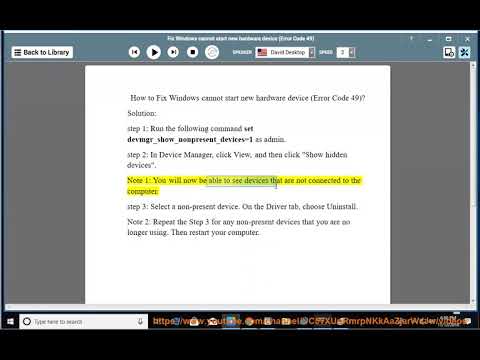 Fix Windows cannot start new hardware device (Error Code 49) Video