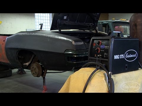 How To Install A Quarter Panel on 1970 GTO Convertible using Eastwood MIG 175
