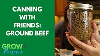 Dry Canning Ground Beef: A Beginner