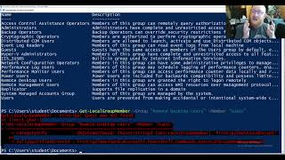 PowerShell 05 Using a FOREACH Loop to find Users in LocalGroups