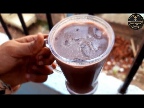Cold Cocoa recipe | Drinking chocolate | Summer drink recipe | Cocoa milkshake | Healthy Food Fusion
