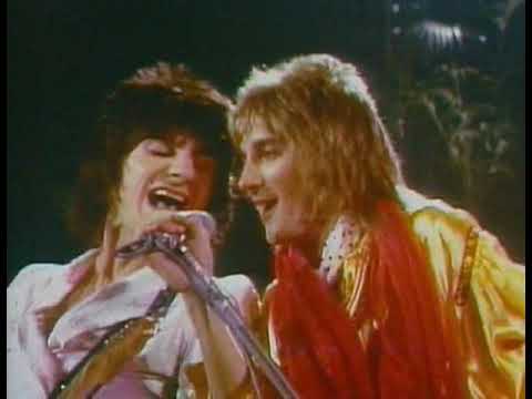 The Faces (Rod Stewart, Ron Wood & Keith Richards) Live 1974