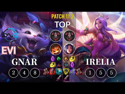 DFM Evi Gnar vs Irelia Top - KR Patch 11.2