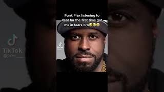 FUNK FLEX LISTENING TO YEAT🤣😭 #rap #yeat #trap #lilbaby #funny