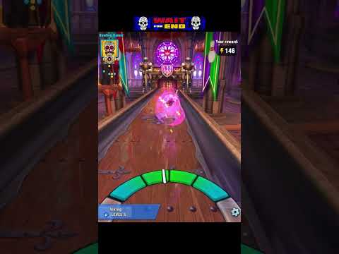 Skill shot 21 KNIGHT OF THE ROUND BALL SKILL SHOT GAMEPLAY BOWLING CREW #games #gaming #bowlinggamer