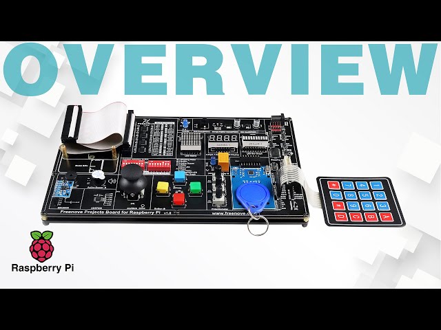 Vídeo relacionado con Freenove RFID Starter Kit for Raspberry Pi 5 4 B 3 B+ 400 Zero 2 W, 927-Page Detailed Tutorial, Python C Java Scratch Processing Code, 204 Items, 122 Projects (Raspberry Pi Not Included)