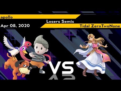 [Smash Ultimate] XeNOwifi 4 (L.Semis) - apollo vs Tidal ZeroTwoNone