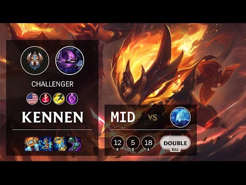 Kennen Mid vs Anivia - NA Challenger Patch 10.25